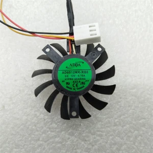 1PCS New ADDA AD0512MX-RB6 45mm GPU Cooling Fan DC12V 0.10A 35*35*27mm 3Pin - Picture 1 of 1