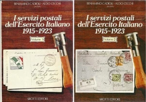 AISP PUBBLICAZIONE SUI SERVIZI POSTALI ESERCITO ITALIANO 1915/1923 2 VOL MF6271 - Imagen 1 de 1