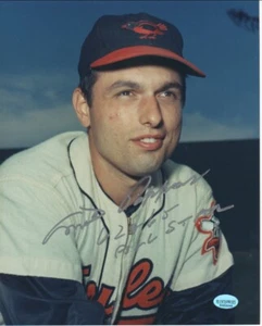 Milt Pappas Autographed 8x10 Baseball Photo With Inscription-Baltimore Orioles - Picture 1 of 1