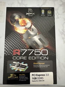XFX AMD Radeon R7750 Ghost Ed 1GB Video Graphics Card GPU DP HDMI FX-775A-ZN - Picture 1 of 9