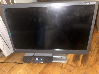 OPTELEC CLEARVIEW C SPEECH LOW VISION VIDEO MAGNIFIER 24" HDTV . Pick Up Only - Image 1 of 4