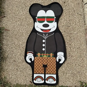 Gucci Mickey Mouse Bear Bricks Rug - Picture 1 of 5