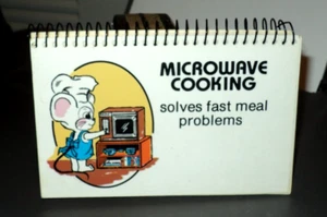 COOKBOOK Microwave Cooking (1982, Spiral) 3" x 5": Solves Fast Meal Problems - Picture 1 of 4