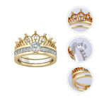  Stylish Ring Fashion Jewelry for Women Finger Detachable 2 1 Miss Alloy