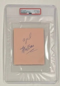 Max Baer Sr - Heavyweight Champion - Autographed / Signed Index Card - PSA/DNA - Picture 1 of 2