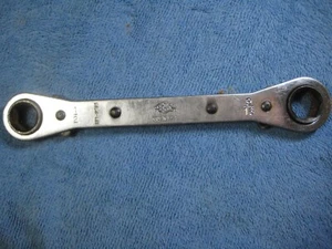 Vintage S-K Tools RB-1618 Ratcheting Box Wrench 1/2 x 9/16, 6-POINT, USA MADE - Picture 1 of 6
