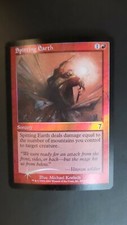 7th Edition ** Spitting Earth (FOIL) ** Mtg Magic (EX+/LP) #1