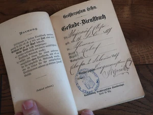 Großherzogtum Hessen, Gesindebuch 1907, Michelstadt, Erbach i. O., Lindenfels - Bild 1 von 7