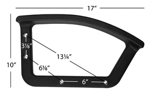 Bracciolo di ricambio per sedia da ufficio ad anello - stile angolato - lato destro - S5373R-A - Foto 1 di 1