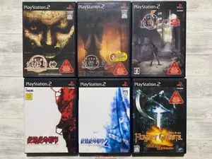 Set Sony PS2 Hayarigami 1 2 & Revenge & Zettai Zetsumei Toshi & Hungry Ghosts - Foto 1 di 18