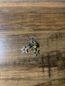 Tigers Eye Star Earrings - Picture 1 of 4
