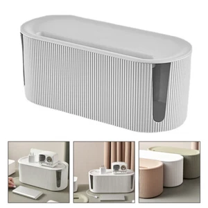 Power Strip Storage Box Cavi Organizzatore Cavo Dati per Scrivania Supporto - Foto 1 di 10