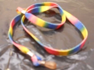 2 pcs Sunglasses Eyeglasses Straps Nylon Colorful Design Rainbow Color - Picture 1 of 4