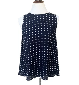 Blusa Philosophy Apparel para mujer estampada ojo de cerradura swing sin mangas talla S - Imagen 1 de 16