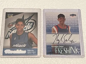1999 Fleer Ultra WNBA Nykesha Sales #104 Rookie RC & Fresh Ink 079/400 Autograph - Picture 1 of 6