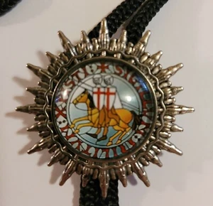 Knights Templar Bolo Necklace Tie Jewelry - Starburst - Picture 1 of 1
