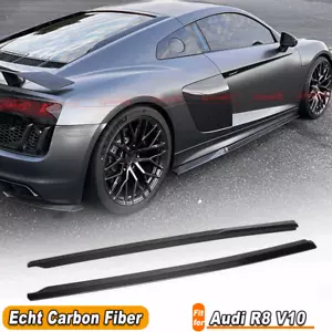 Se adapta a Audi R8 2016-2020 carbono faldones laterales faldones alerón - Imagen 1 de 12