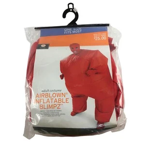 LUFTGEBLASENES AUFBLASBARES BLIMPZ ROTES KOSTÜM für Erwachsene - Bild 1 von 4