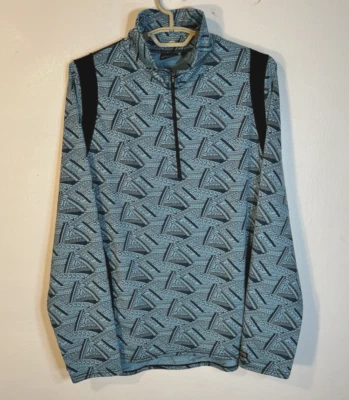Kerrits Women's 2XL Blue Stretch Horse Bit Graphic 1/4 Equestrian Pullover - Image 1 of 4