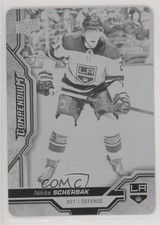 2018-19 Upper Deck Compendium Printing Plate Black 1/1 Nikita Scherbak #607 a3q