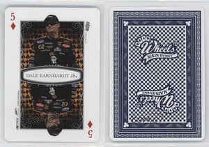 2009 Wheels Main Event Playing Cards Blue Dale Earnhardt Jr #5D HOF