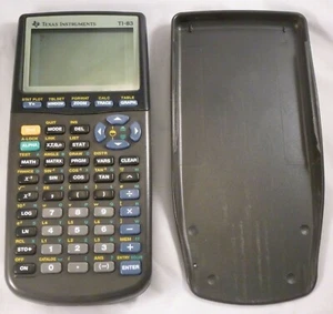 Texas Instruments TI-83 Scientific Graphing Calculator w Cover For Parts - Picture 1 of 4