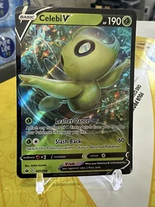 Pokémon GCC Celebi V Spada e Scudo - Regno Agghiacciante 007/198 Olo Ultra Raro - Foto 1 di 2