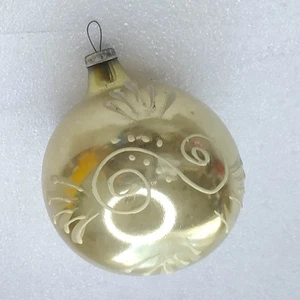 Albero di Natale in vetro argento vintage URSS ornamento decorazione natalizia antica vecchia palla - Foto 1 di 4