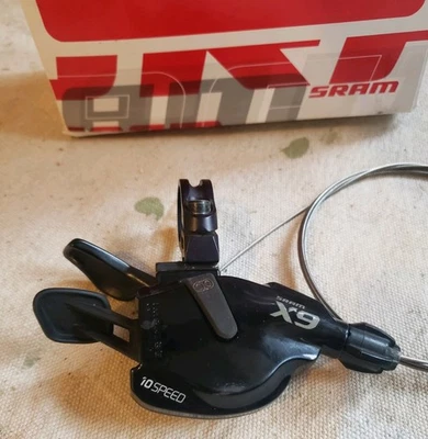 SRAM X9 Trigger Shifter 10 Speed Right w Clamp Mountain Bike Bikepacking Cycling - Image 1 of 4