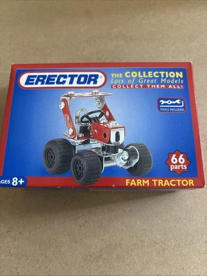 Tractor agrícola de colección Erector (Meccano S.A.) The Collection #032403 nuevo caja sellada Foto 1 de 4