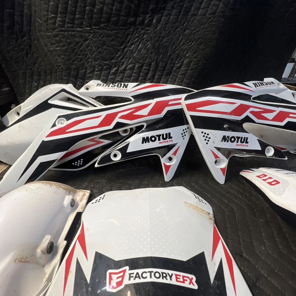 Honda CRF250R CRF 250R 2008 06-09 KIT DE CARROCERÍA DE PLÁSTICO PANELES GUARDABARROS CARENADOS Foto 1 de 4