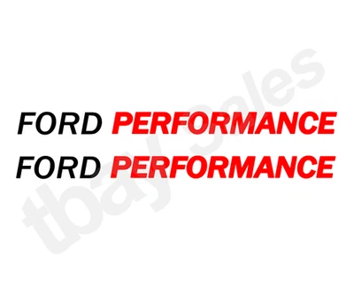 Premium Pair of (2) FORD PERFORMANCE Decal Vinyl Stickers for Ford Raptor - Image 1 of 4