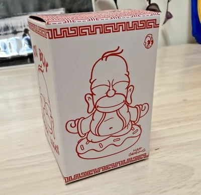 HOMER SIMPSON GOLD BUDDA LootCrate Buddha KidRobot NEW & SEALED - Image 1 of 3