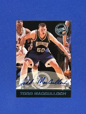 1999 Press Pass SE Auto Todd MacCulloch Rookie Autograph RC /500 - Image 1 of 3