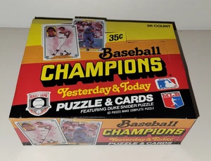1984 MLB BASEBALL CHAMPIONS Donruss NICE EMPTY WAX PACK CARD BOX Frank Robinson - Picture 1 of 10