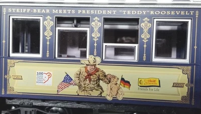 TEDDY  ROOSEVELT Christmas car 39073. Brand New. With 2 STIEFF BEARS. - Image 1 of 4