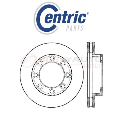 Centric C-TEK Disc Brake Rotor for 1990-1993 Dodge W250 5.2L 5.9L L6 V8 - pn Foto 1 de 4