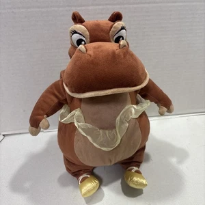 "Juguete suave estampado fantasía Jacinth Hippo Disney Store MC 13"" RARO" - Imagen 1 de 6