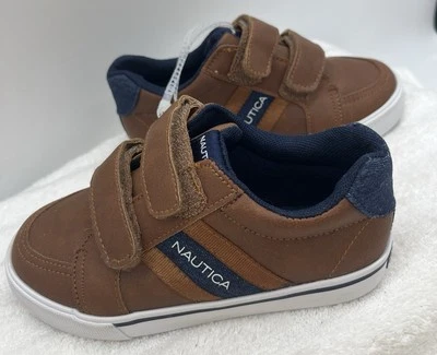 nautica boys size 10 shoes brown no tie Brand New Adish Double Strap - Image 1 of 4