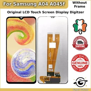 Genuine LCD For Samsung A04 A045f LCD Touch Screen Display Digitizer No Frame - Imagen 1 de 4