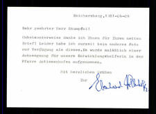 Eberhard Vollnhofer Abt des Stiftes Reichersberg Original Signiert # BC 181396