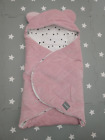 WARM HOODED CAR SEAT PADDED BABY PINK BLANKET COVER COSYTOES PUSHCHAIR
