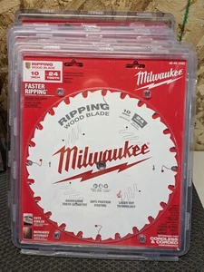 Milwaukee 48-40-1020 10 pulgadas Hoja de sierra circular rasgadora 24T, nueva - Imagen 1 de 2