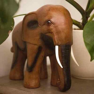 Elephant Garden Ornament Large African Sculpture Statue Decoration Asian Unique - Picture 1 of 24