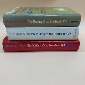 The Making of the President Book Lot 1964 68 & 72 Theodore H White Hardcover BCE - Picture 1 of 11