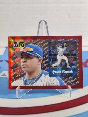 2017 Donruss All Stars Red #AS12 Yoenis Cespedes 079/149 - Image 1 of 2