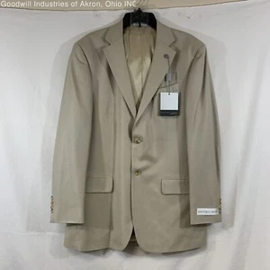 NWT Geoffrey Beene Beige Men's Sport Coat, Sz. 42L - Picture 1 of 3