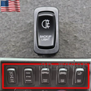 Back Up Light Blue On/Off Dash Switch for 2018 - 2025 Polaris Ranger XP 1000 - Picture 1 of 10