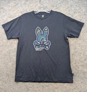 Psycho Bunny Shirt Boys XL Blue Pima Cotton Short Sleeve Graphic Logo Stylish* - Picture 1 of 13
