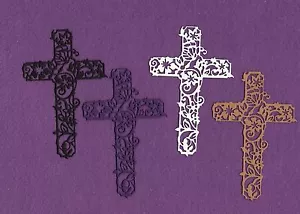 KREUZ # 4 Jesus Ostern Stanzformen Sammelalbum Karten - Bild 1 von 1